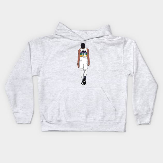 Brandon Ingram Back-To (Pelicans) Kids Hoodie by rattraptees